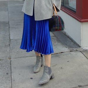 Anthropologie Gemma Pleated Skirt